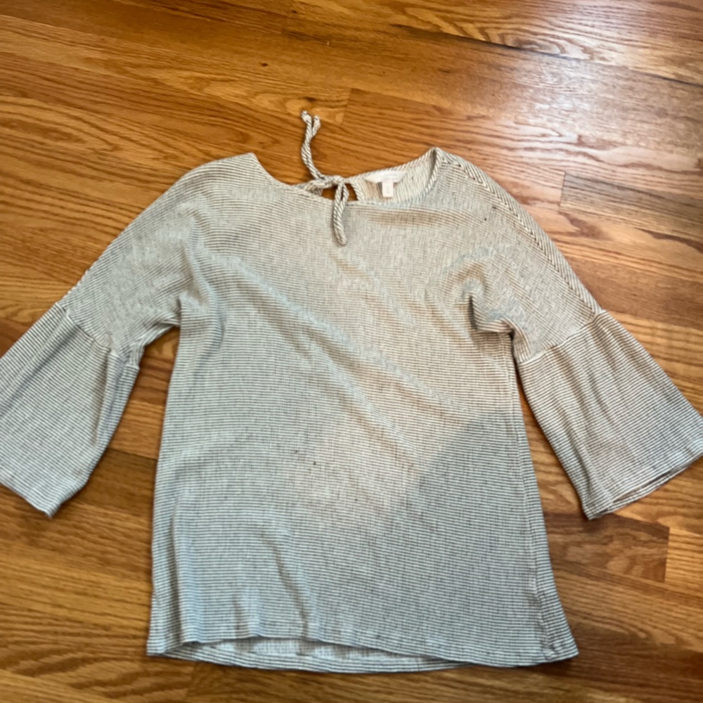 Lauren Conrad Black and White Blouse